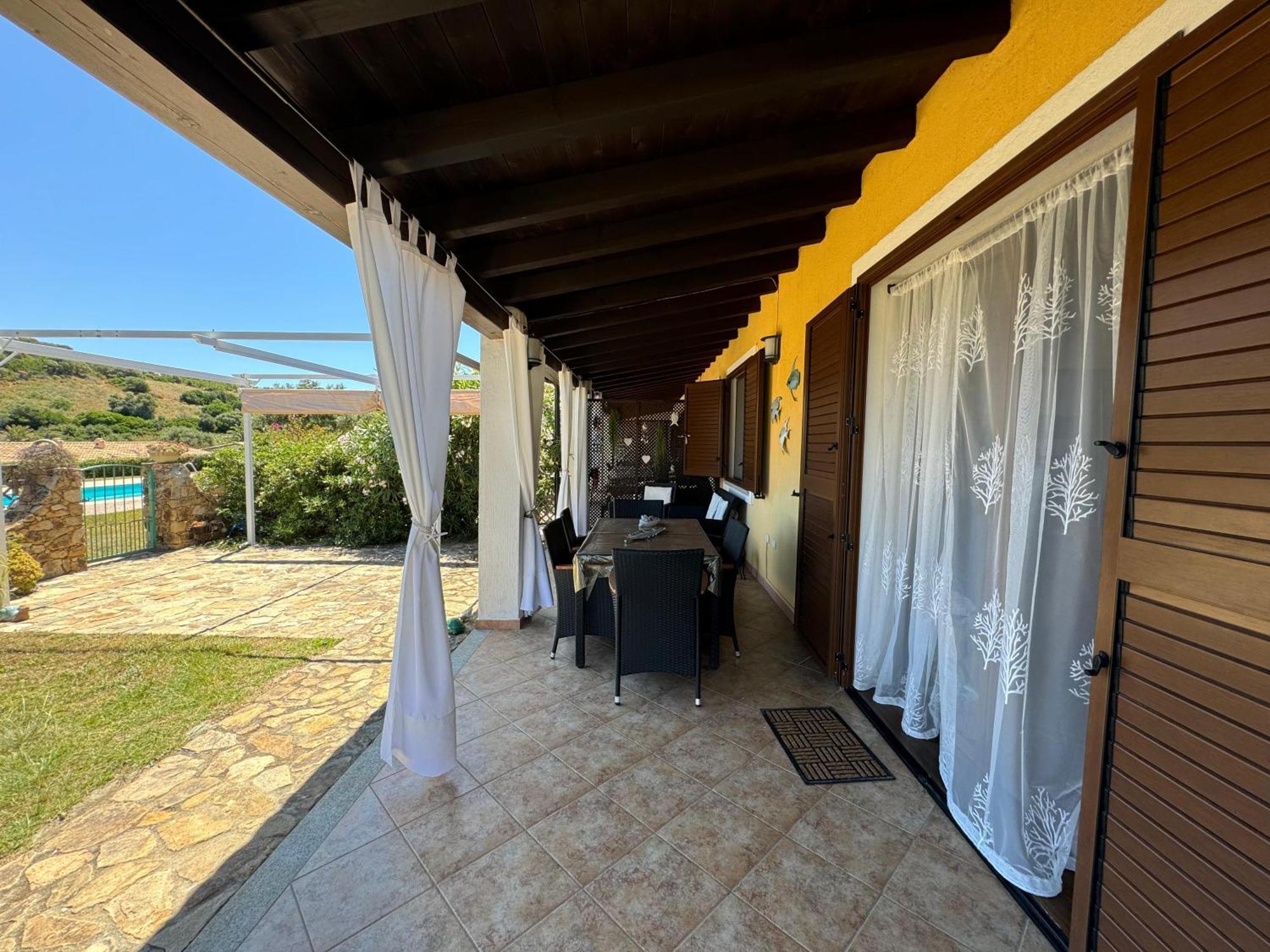 Casa Vacanze Con Piscina E Vista Mare Esclusiva Per Coppie E Famiglie, Relax E Tranquillita Тертенія Екстер'єр фото